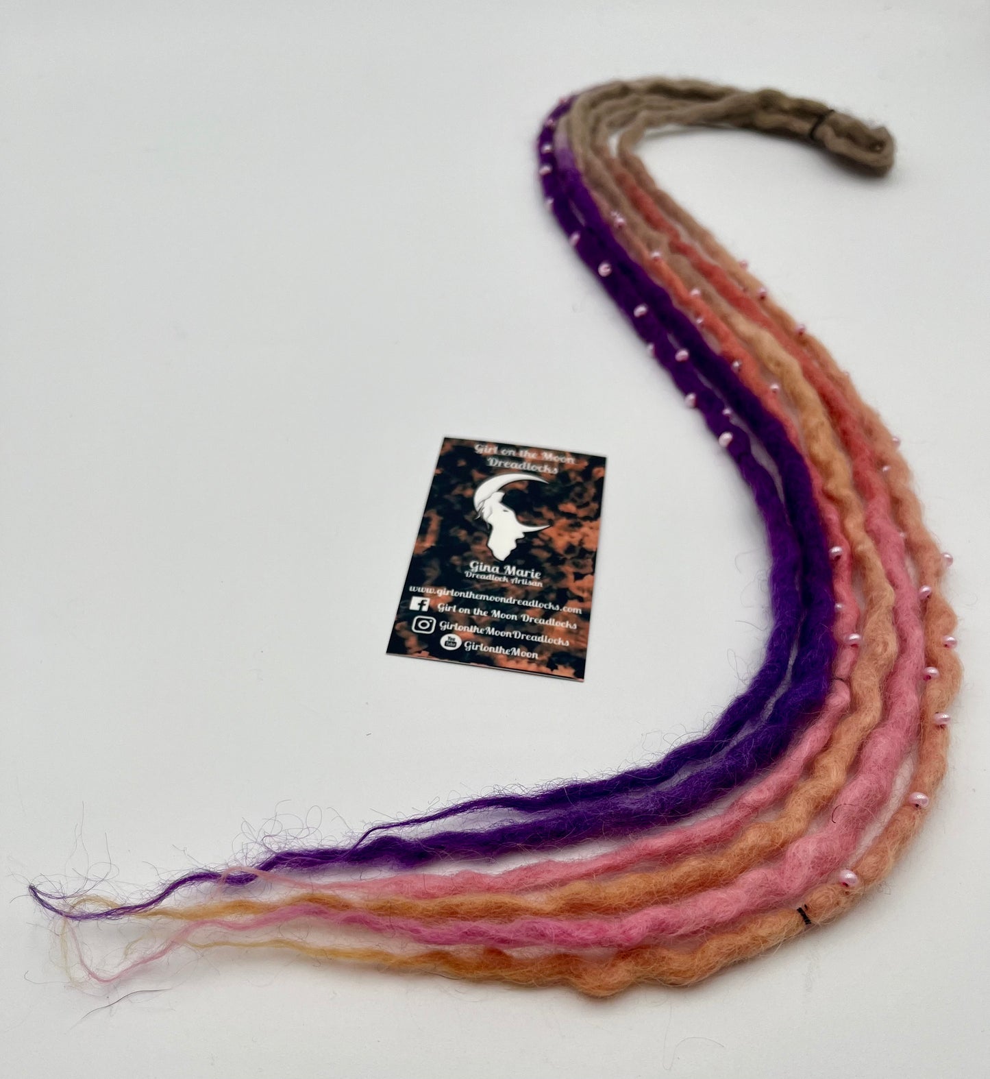 Night Skies Bubble Locs ~ Early Spring Collection - Girl On The Moon Dreadlocks