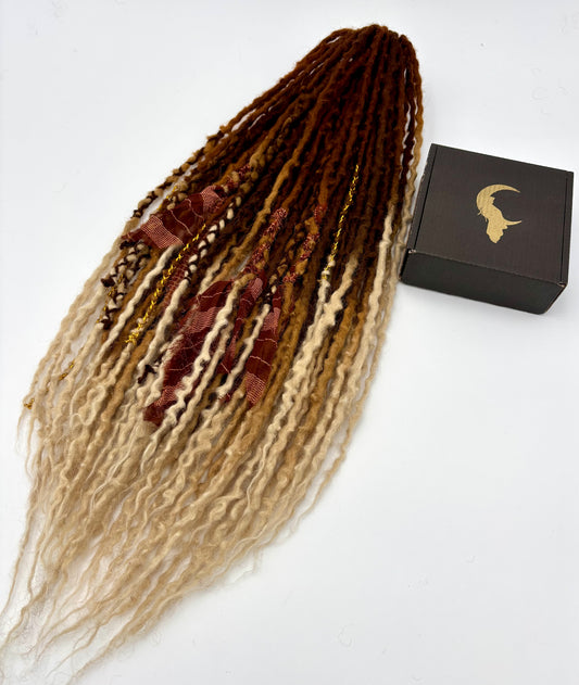 Dark Ginger to White/ Cream Designers Choice