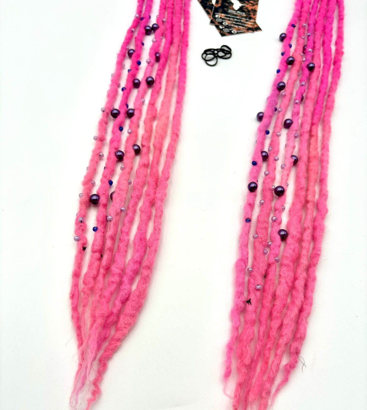 Valentines 2025 Bubble Locs - Hot Pink