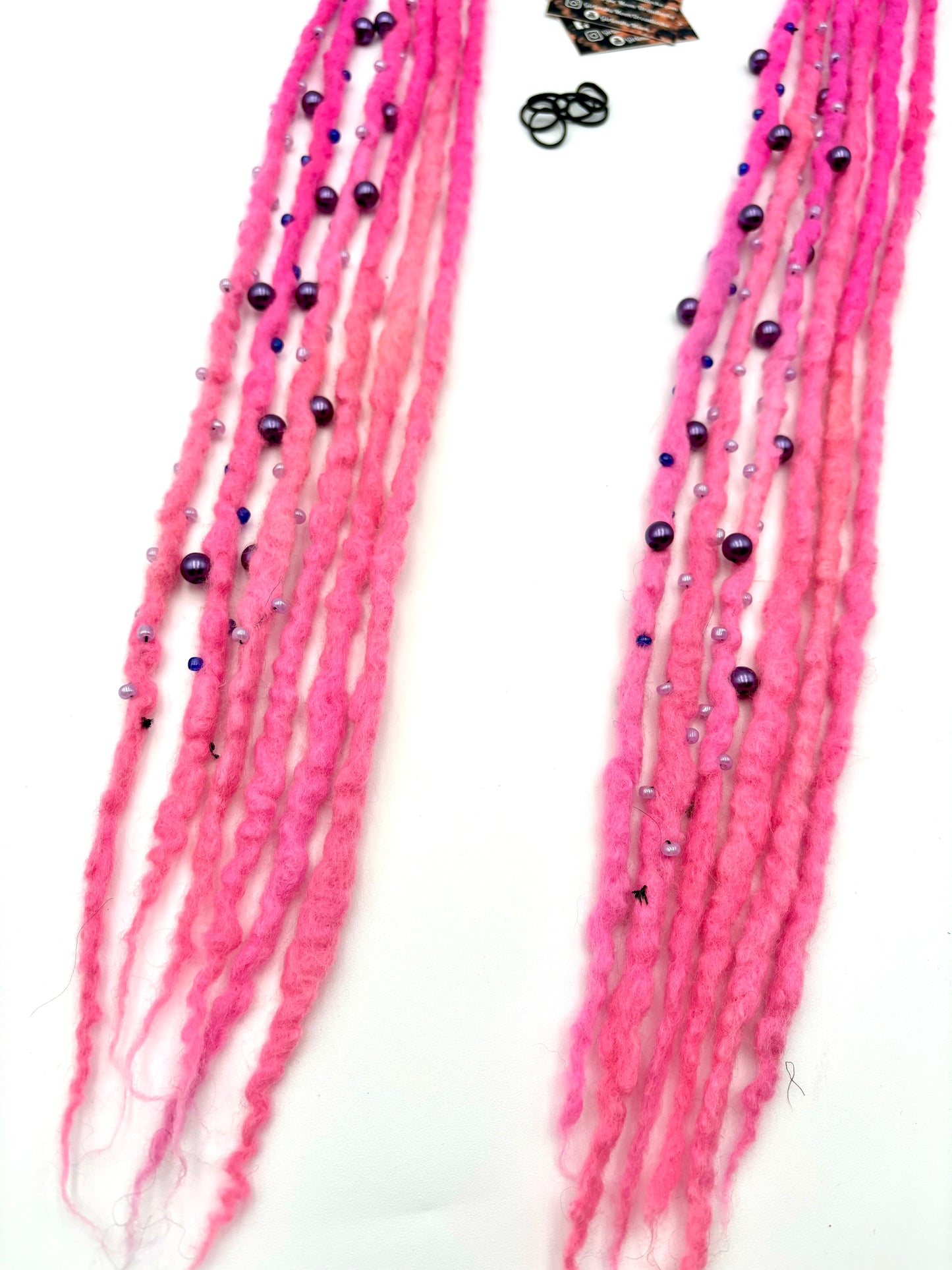 Valentines 2025 Bubble Locs - Hot Pink