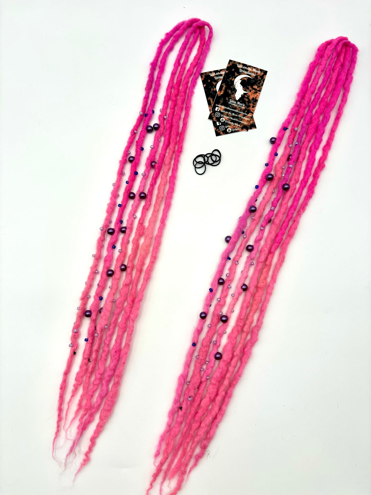 Valentines 2025 Bubble Locs - Hot Pink