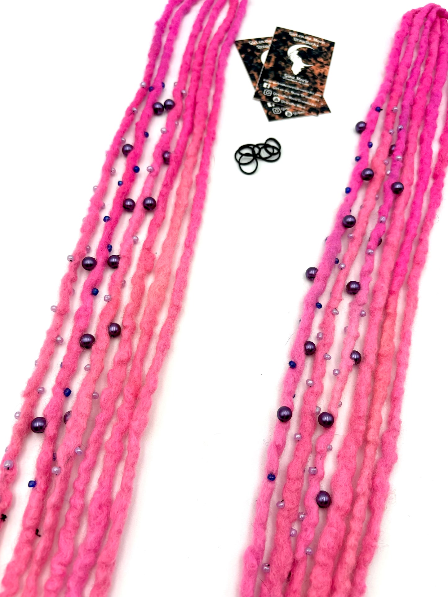 Valentines 2025 Bubble Locs - Hot Pink