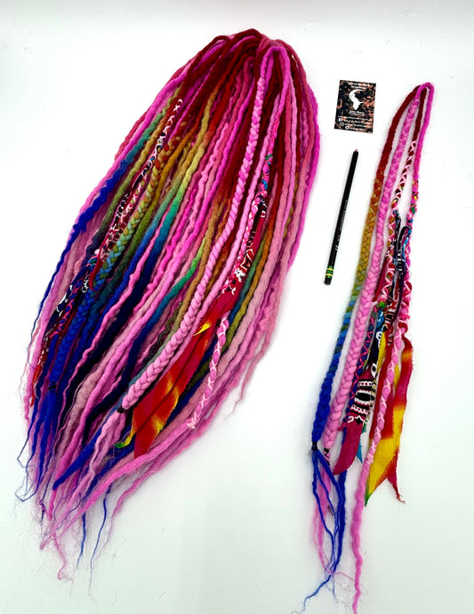 Pink Rainbow Chunky Wraps