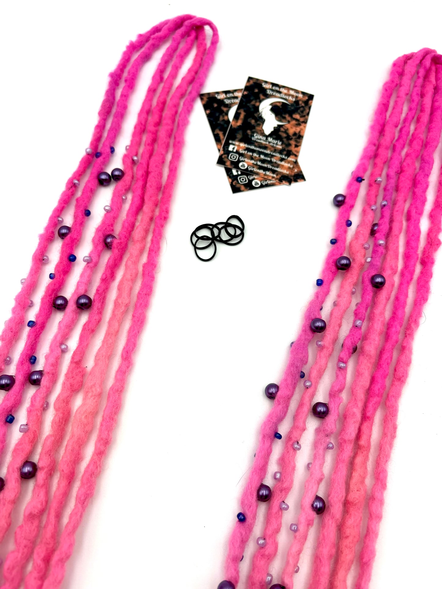 Valentines 2025 Bubble Locs - Hot Pink