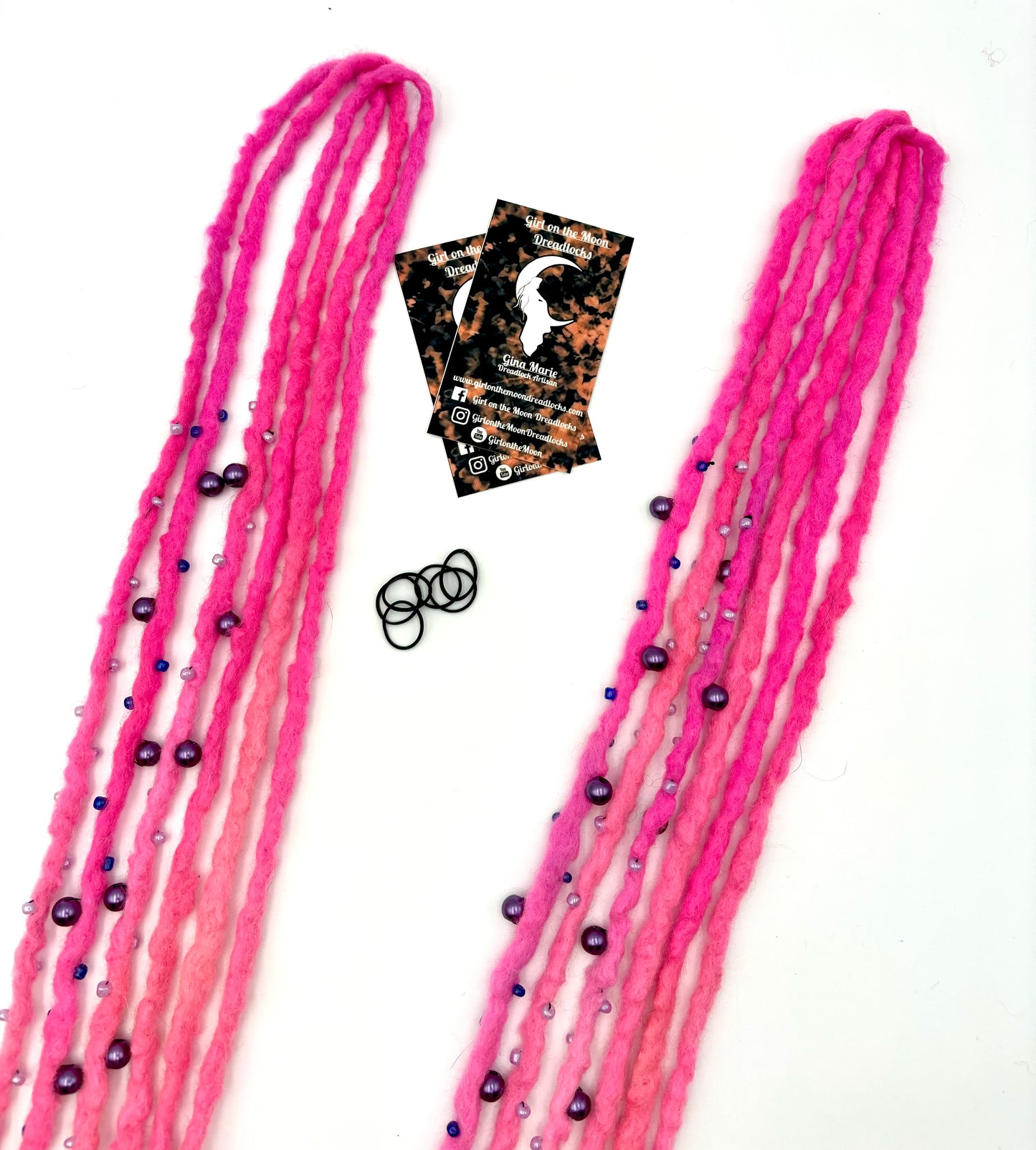 Valentines 2025 Bubble Locs - Hot Pink