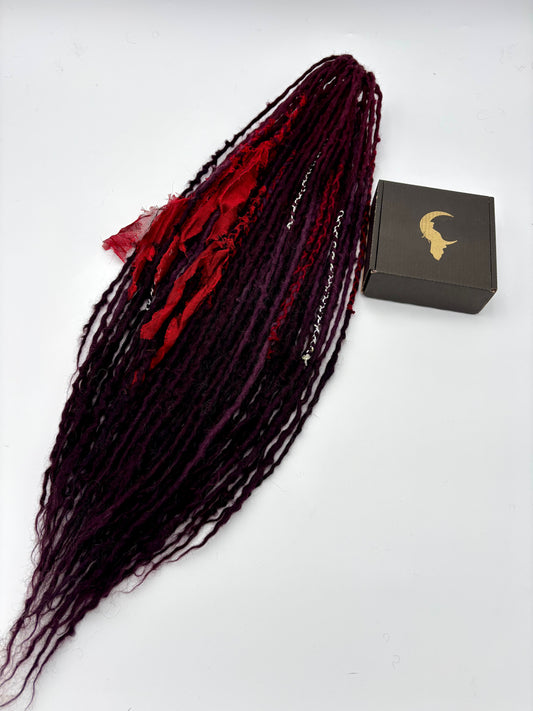 Auburn/ Burgundy to Dark Plum/ Black Designers Choice