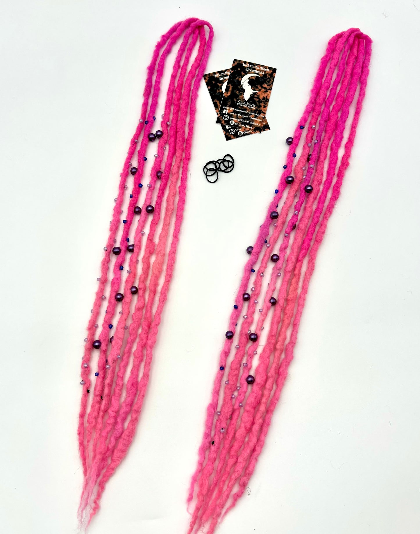 Valentines 2025 Bubble Locs - Hot Pink