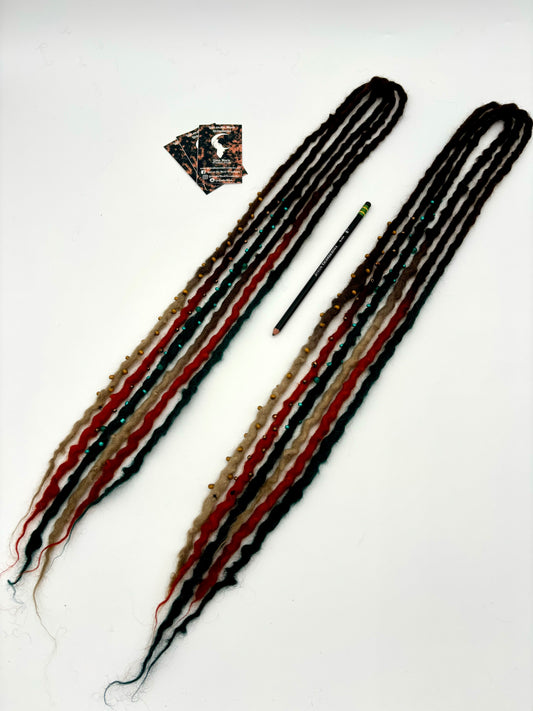 Harvest Moon - Bubble Locs - Girl On The Moon Dreadlocks